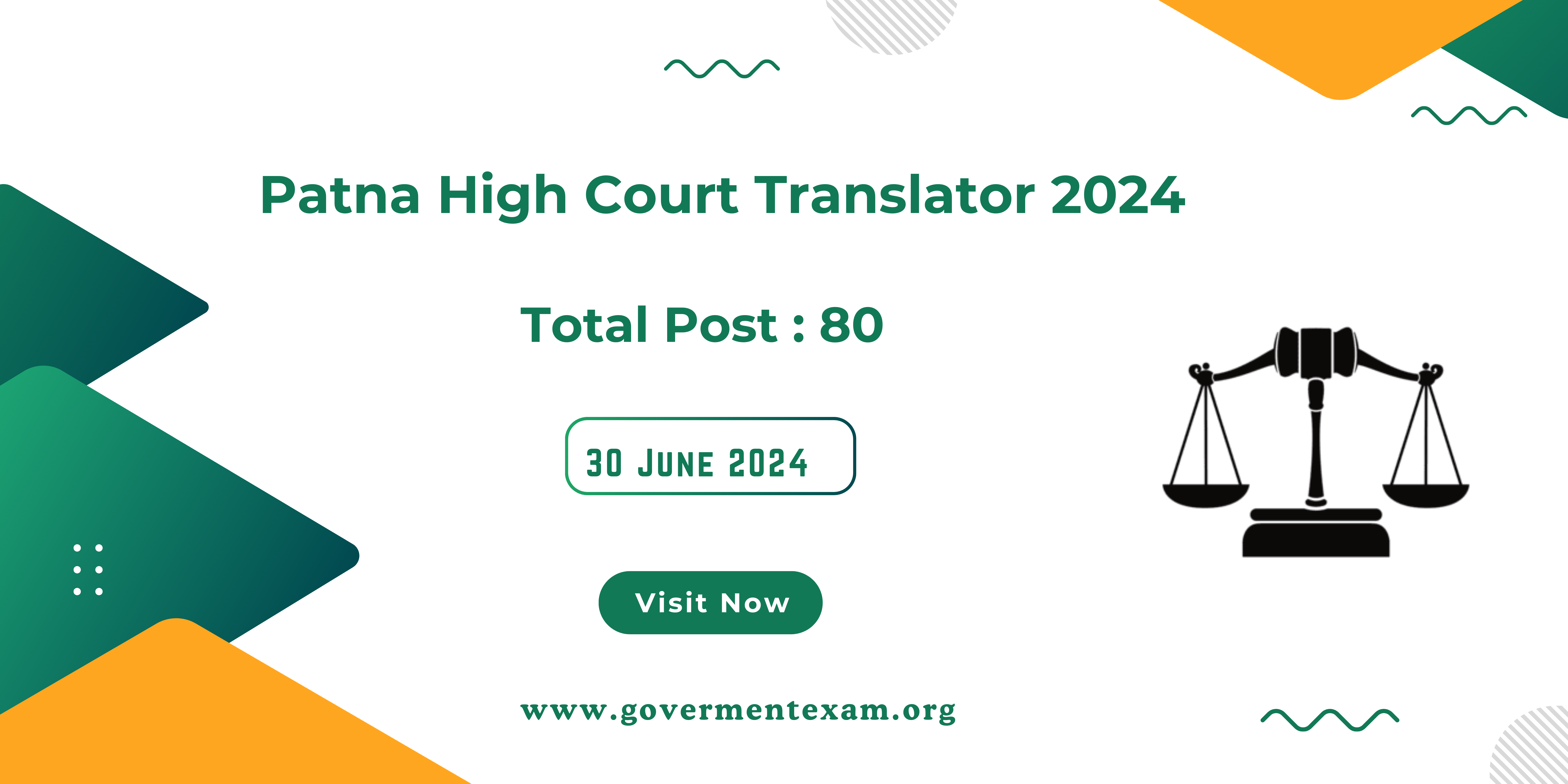 Apply Now: 80 Translator Positions at Patna High Court 2024